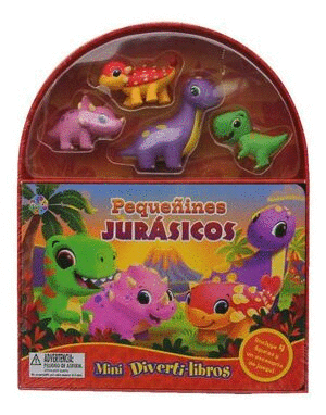 MINI DIVERTILIBROS PEQUEÑINES JURASICOS - PHIDAL PUBLISHING