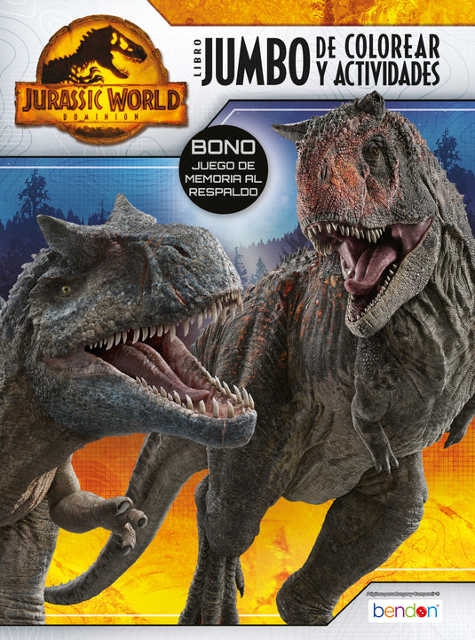 JURASSIC WORLD DOMINION: LIBRO JUMBO DE COLOREAR Y ACTIVIDADES - UNIVERSAL STUDIOS LICENSING LLC